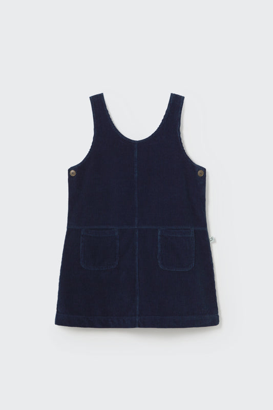 My Little Cozmo Denim Corduroy Dress Navy