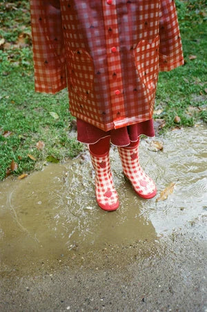 Floss Iris Raincoat Berry Gingham