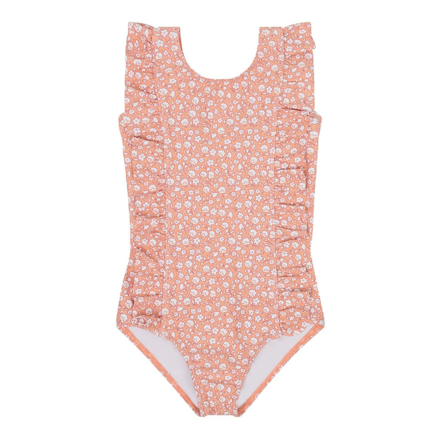 Minnow Girls Melone Floral Ruffle One-Piece