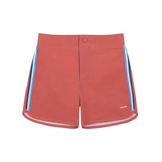 Minnow Boys Poppy Red Board Short