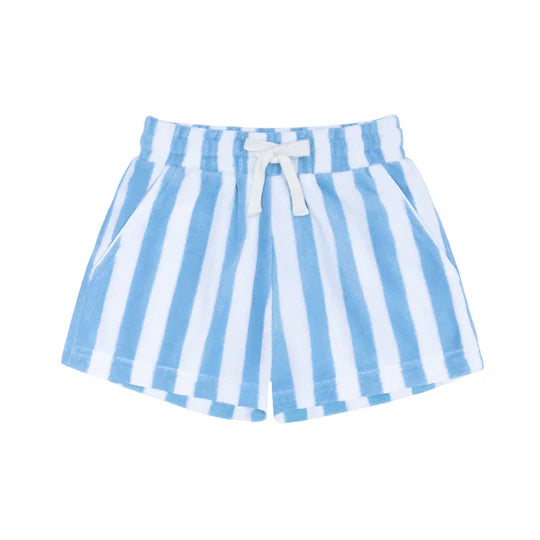 Minnow Boys Bay Stripe French Terry Short