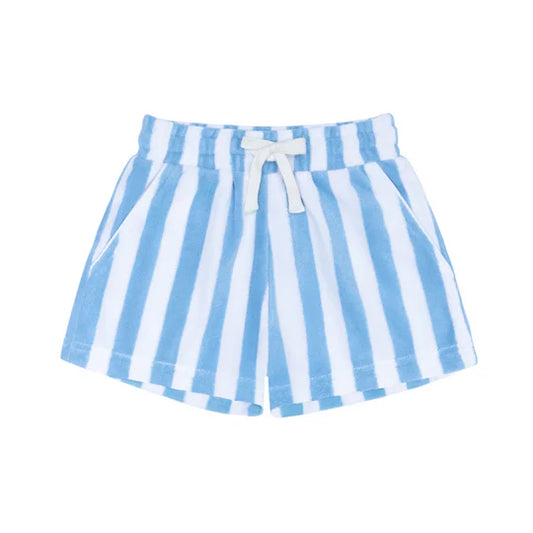 Minnow Boys Bay Stripe French Terry Short