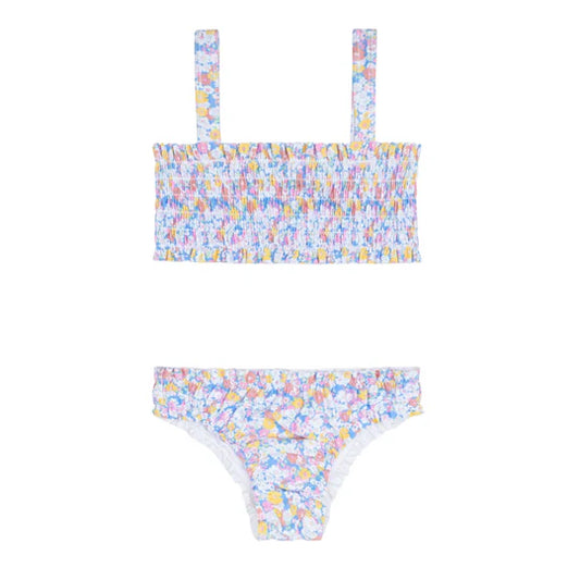 Minnow Girls Jasmine Blossom Smocked Bikini