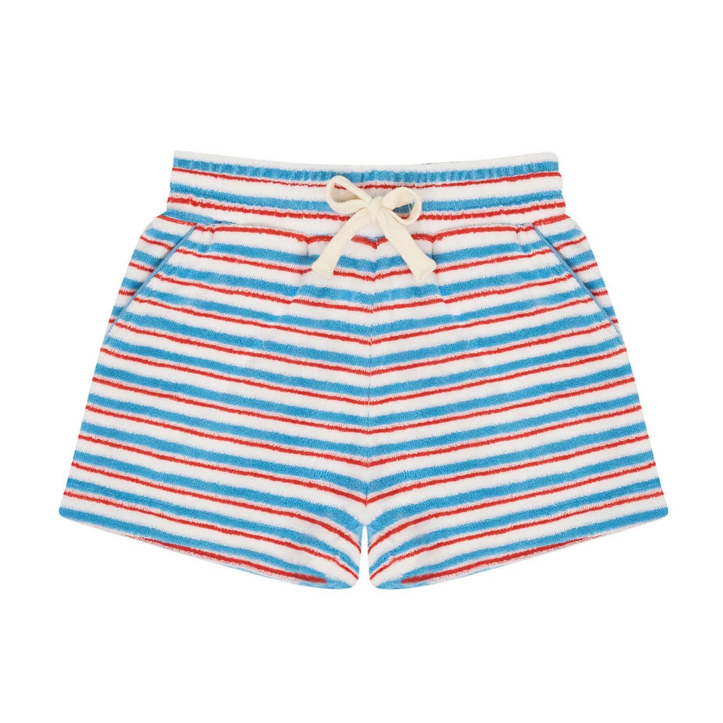 minnow boys jetty stripe french terry short