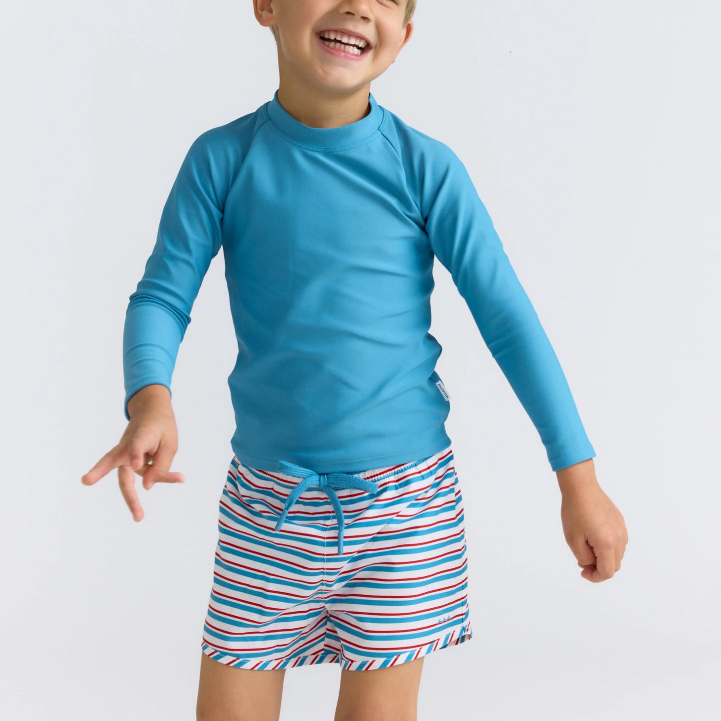 minnow boys jetty stripe boardie