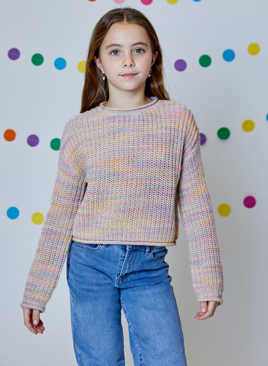 Design History Rainbow Knit Sweater