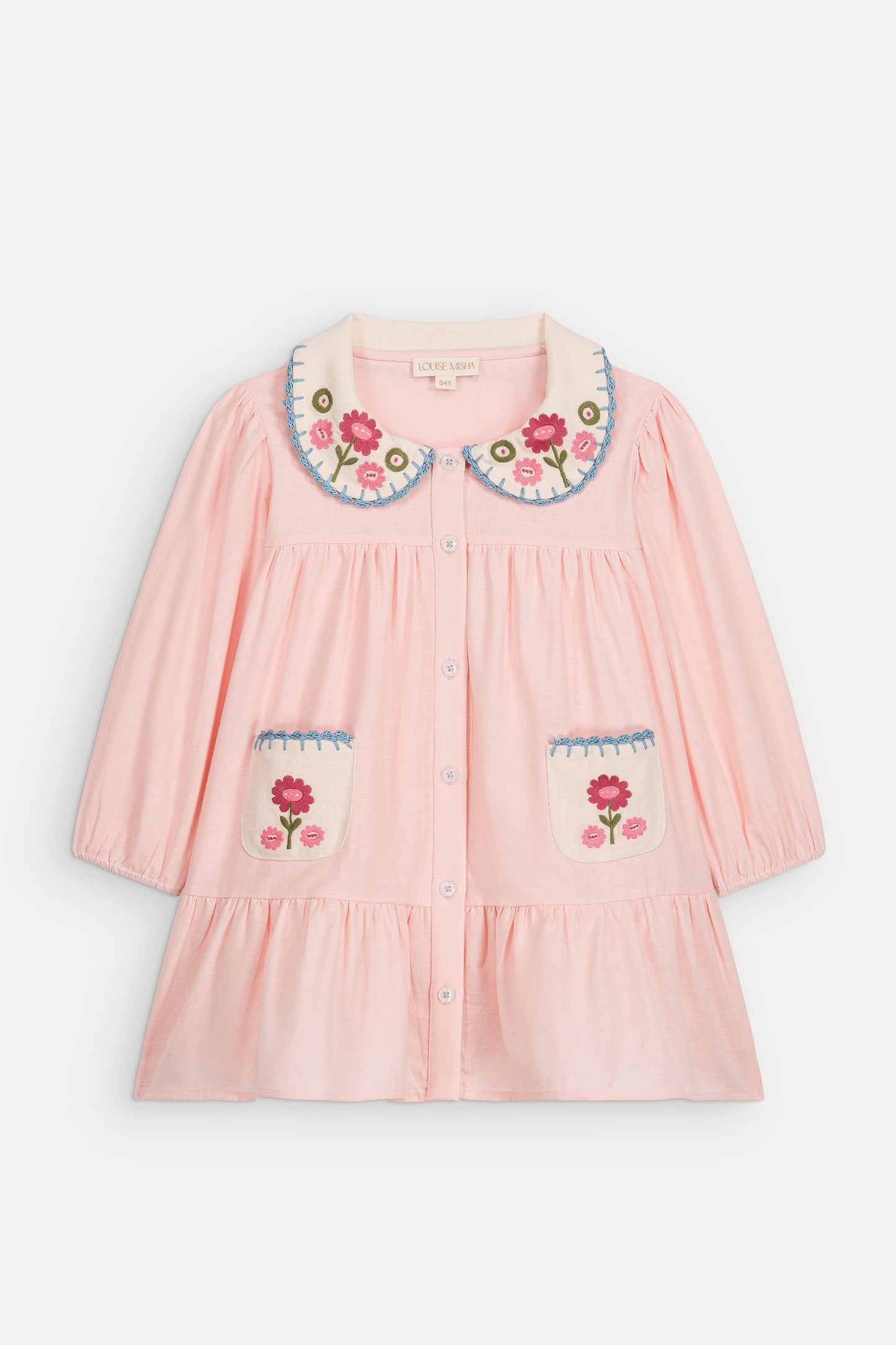 Louise Misha Ysee Dress in Blush