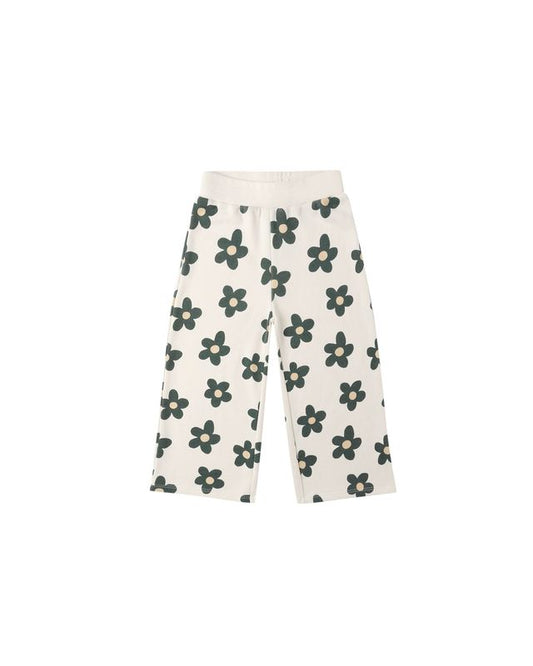 Rylee + Cru Wide Leg Sweatpant Daisy
