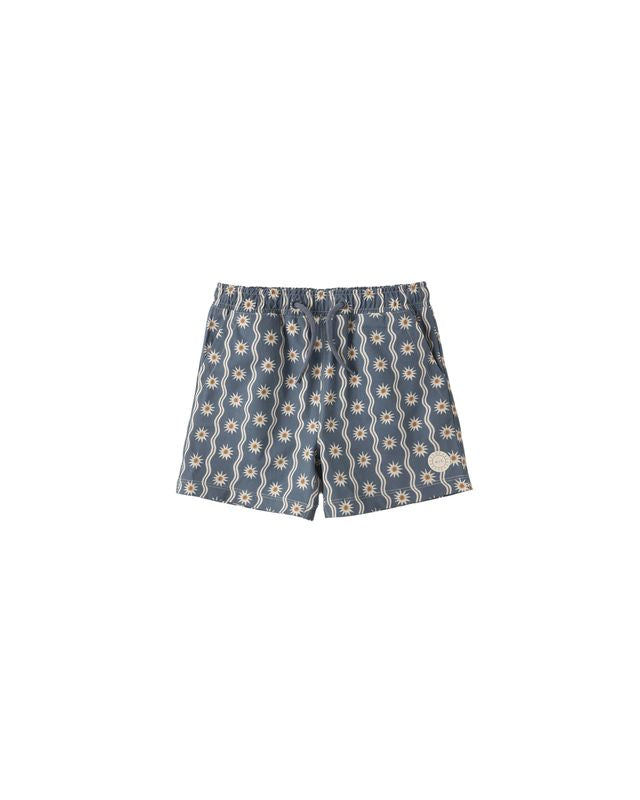 Rylee + Cru Boardshort Sun Wave Marine