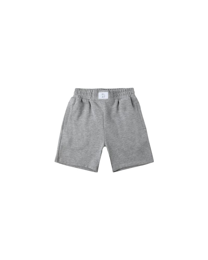 Rylee + Cru Boxing Short Heathered Grey