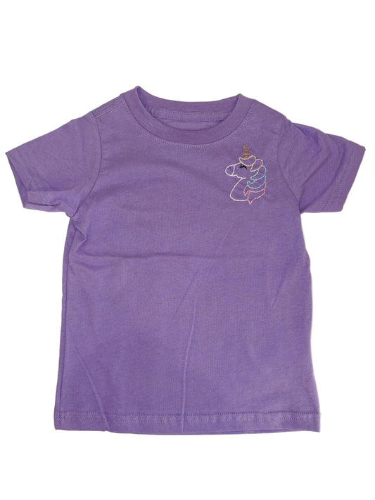 Sweet Olive Street Unicorn Tee - Lavender