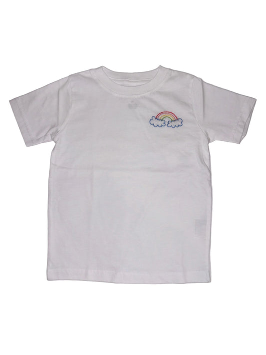 Sweet Olive Street Rainbow Tee - White