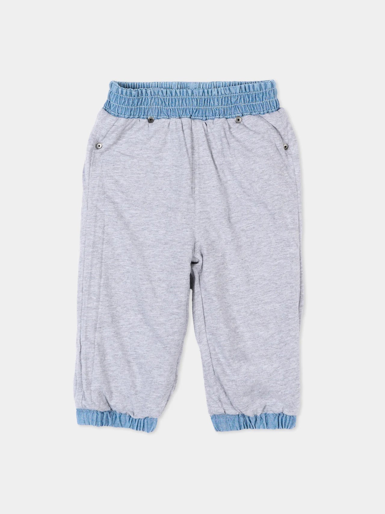 Stella McCartney - Baby Girl Chambray Pants with Tulips