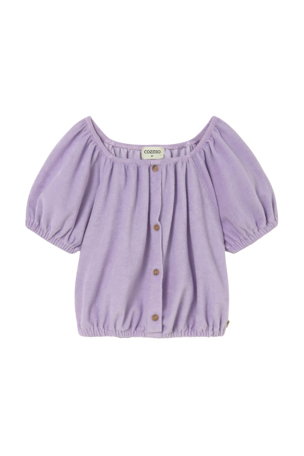 Cozmo Judy Soft Terry Cloth Top Lavender