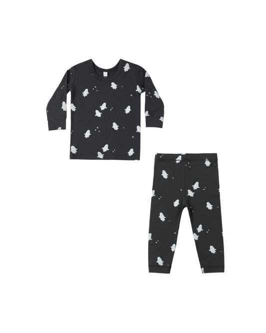 Quincy Mae Bamboo Pajama Set Ghosts
