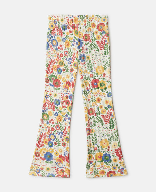 Stella McCartney Girl Flower Print Leggings