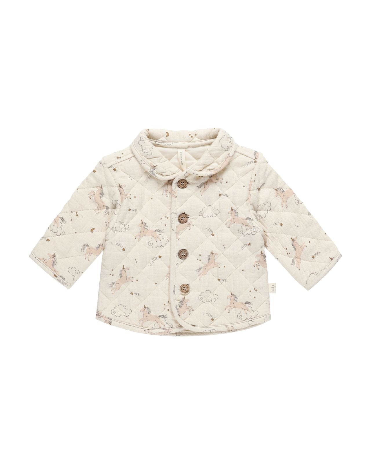 Quincy Mae Quilted Jacket || Unicorns