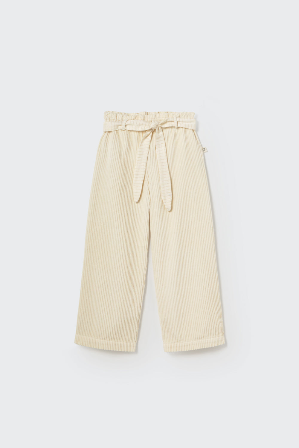My Little Cozmo Wide Corduroy Pants Ecru