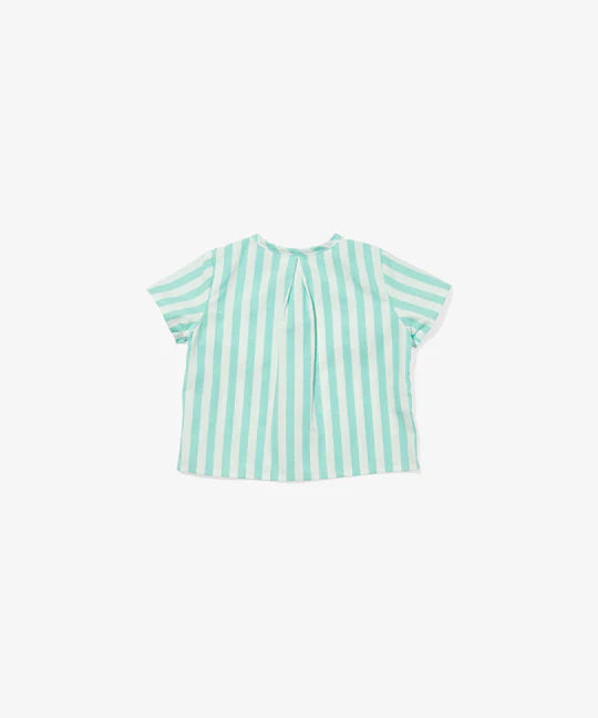 Oso & Me Lido Baby Shirt in Cabana Stripe