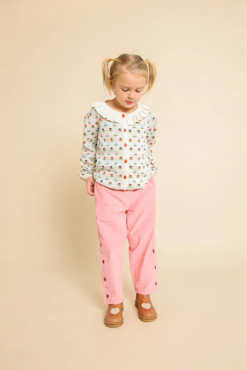 Floss Anabelle Cardigan Cream Multi Floral
