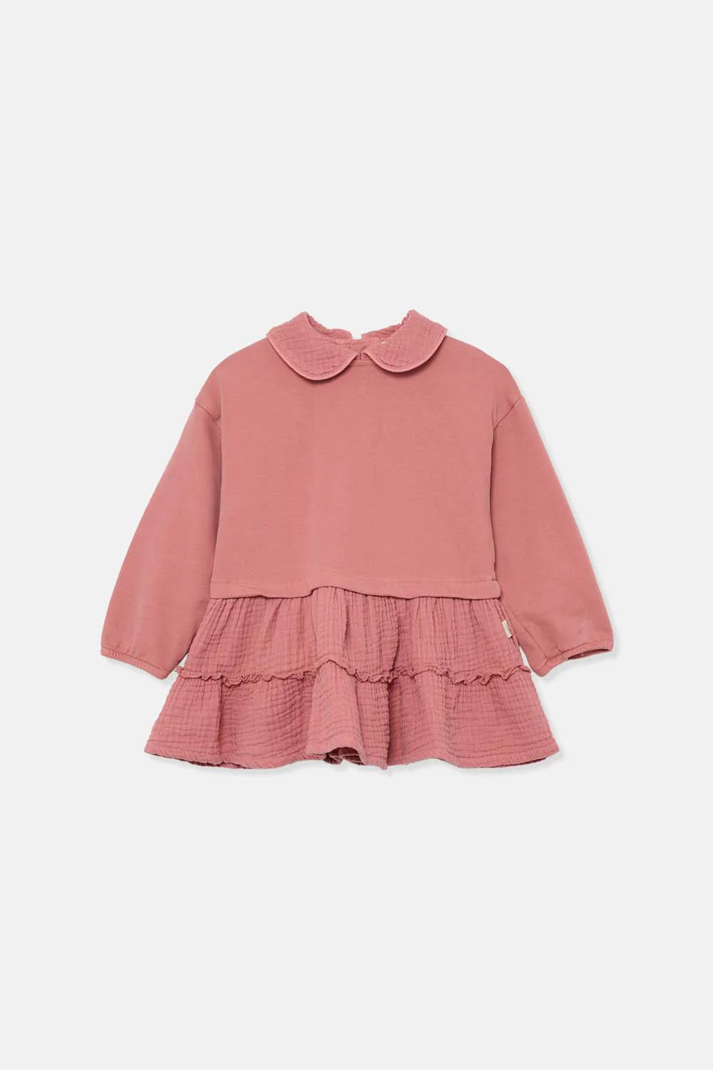 My Little Cozmo Soft Fleece Baby Dress Rose