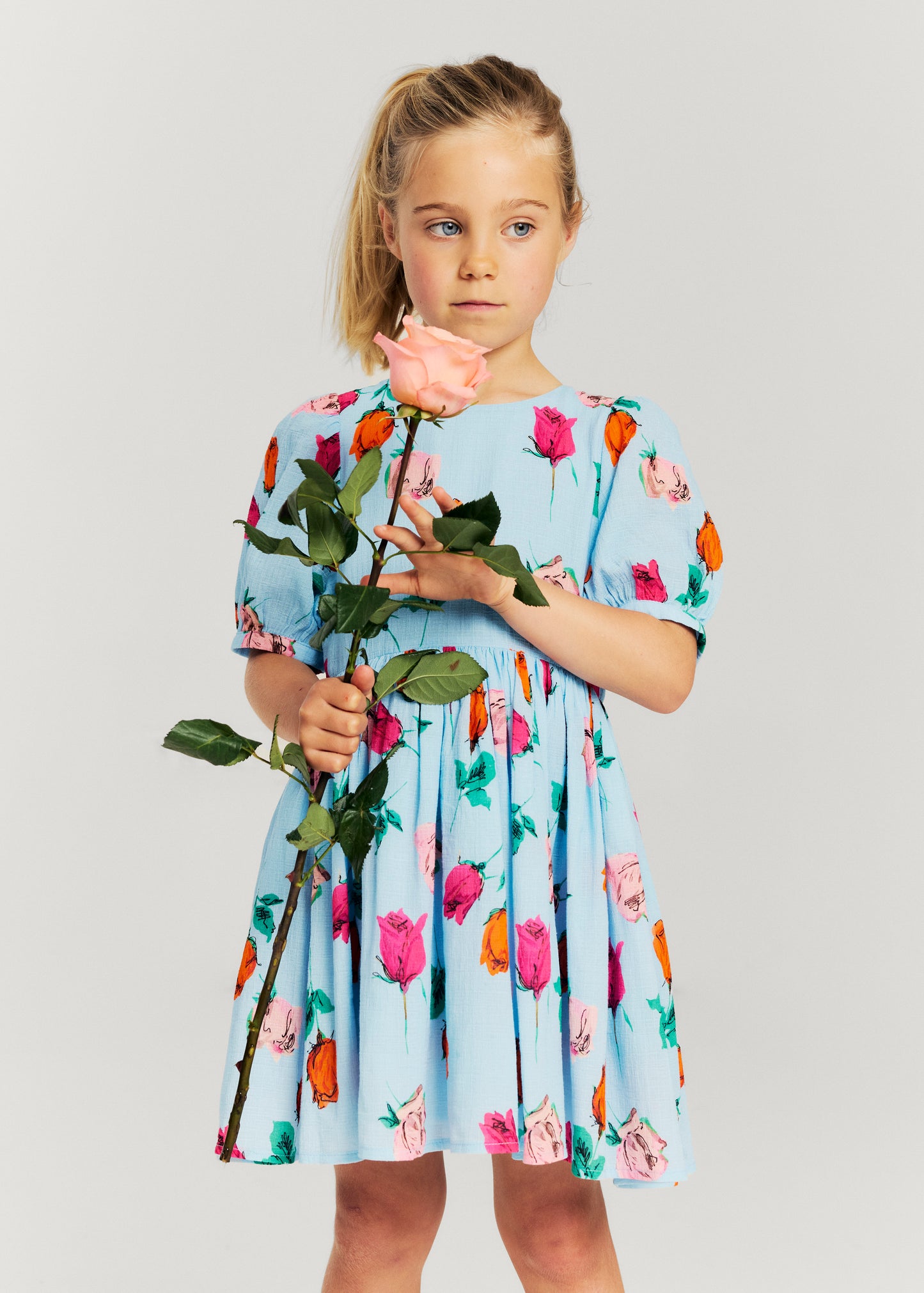 Morley Welsh Roses Sky Dress