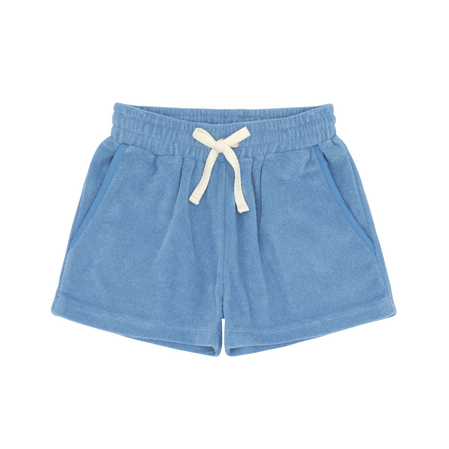 minnow boys surfside blue french terry shorts