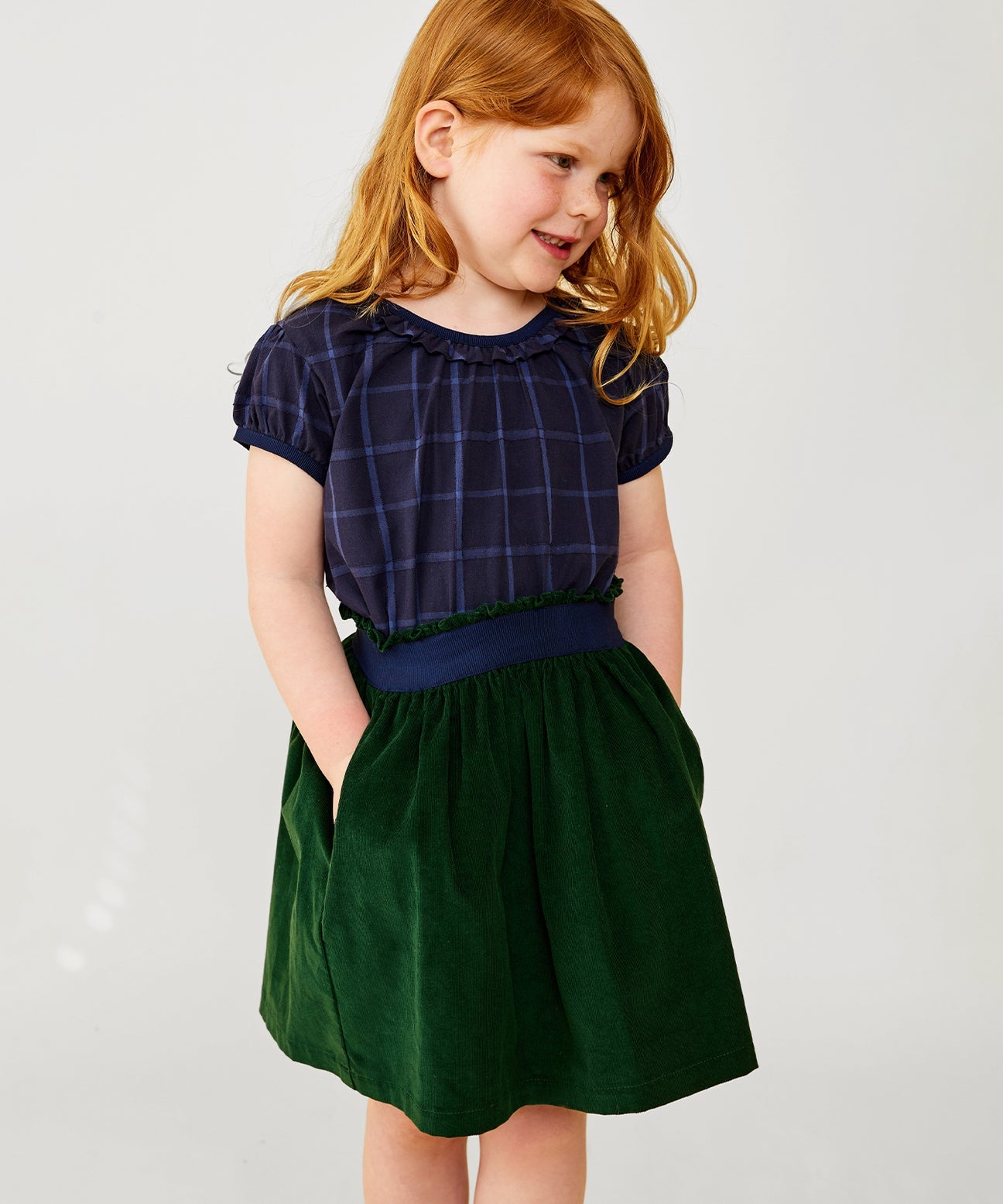 Oso & Me Corduroy Carter Skirt - Forest