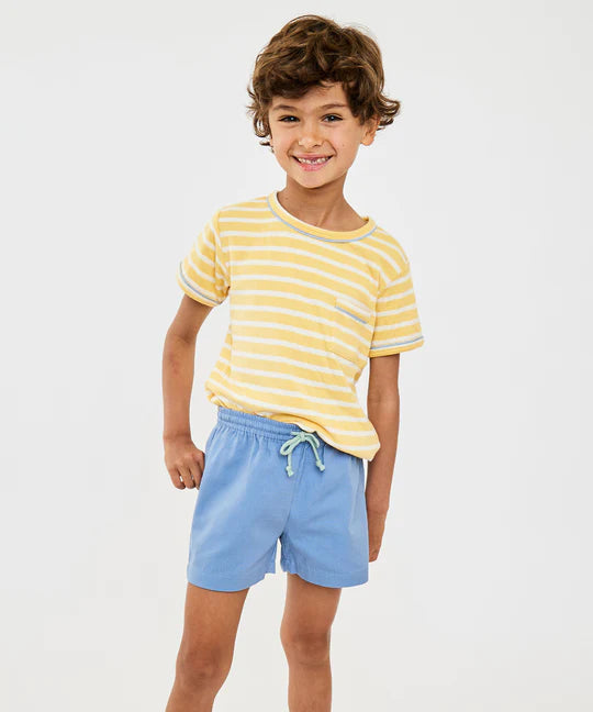 Oso & Me Willie T-Shirt in Yellow Stripe