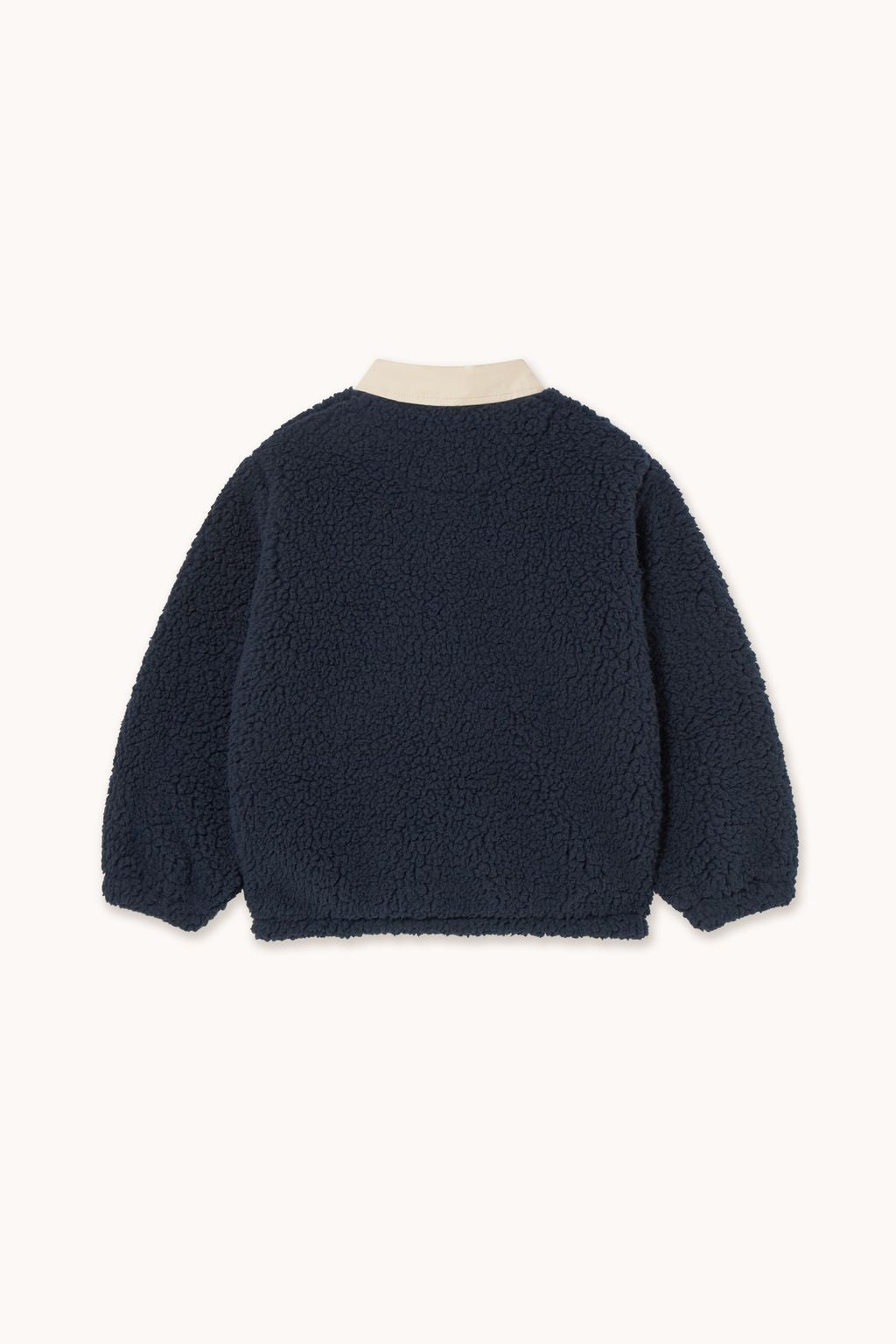 Tiny Cottons Sherpa Collar Sweatshirt Navy