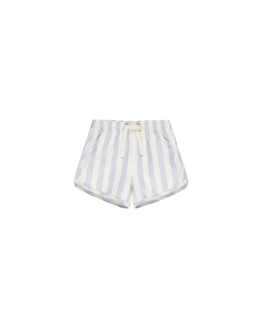 Rylee + Cru Swim Trunk Blue Stripe