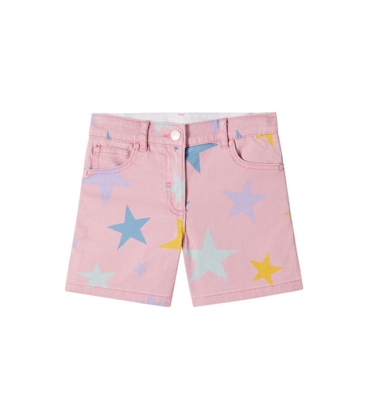 Stella McCartney Stars Denim Shorts