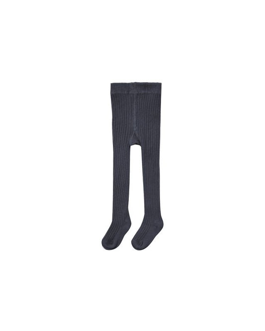 Rylee + Cru Ribbed Tights Navy