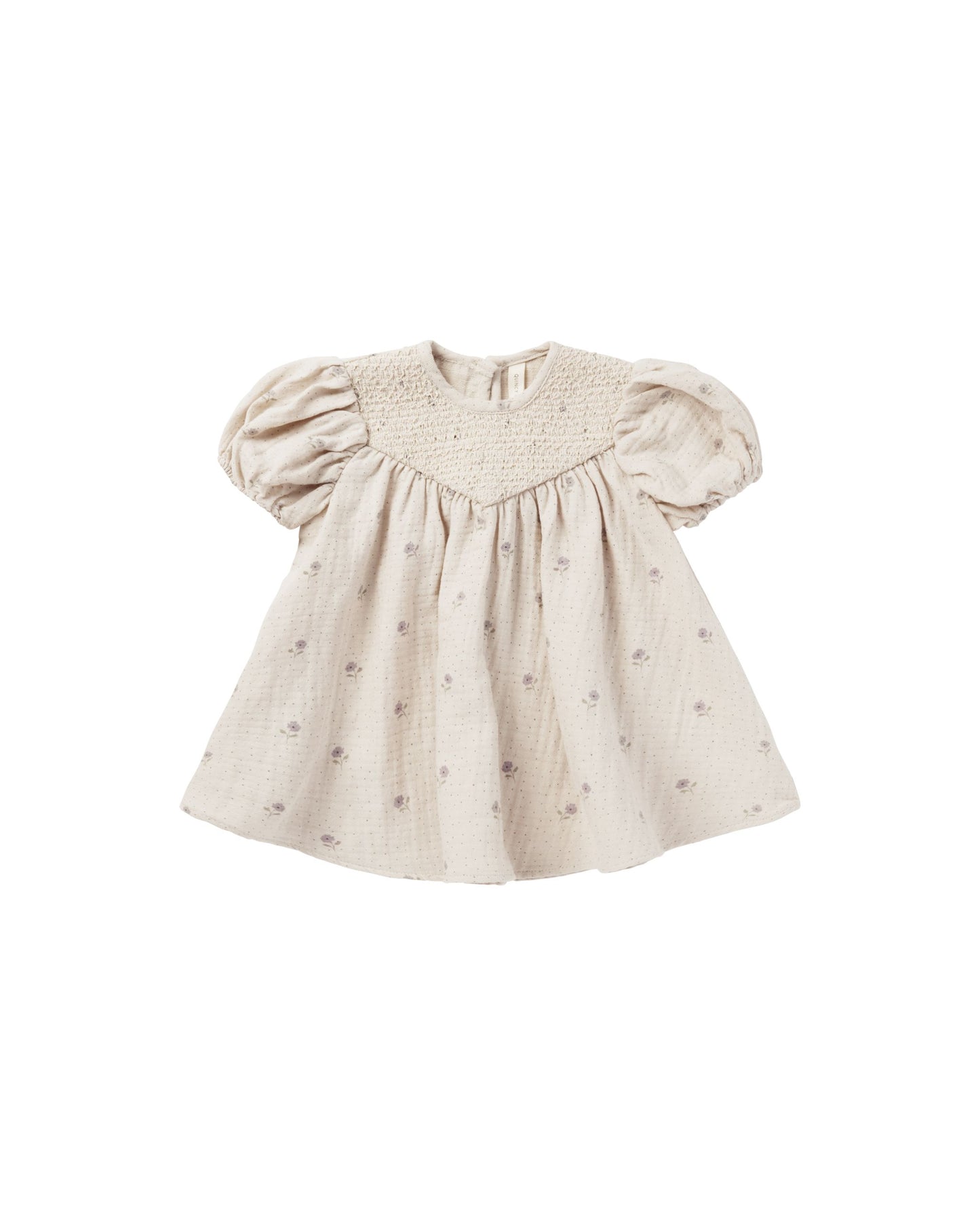 Quincy Mae Smocked Carina Dress in Sweet Pea