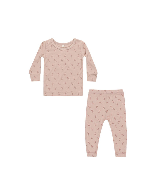 Quincy Mae Bamboo Pajama Set Candy Cane