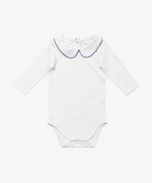 Oso & Me Peter Pan One-piece Blue Piping