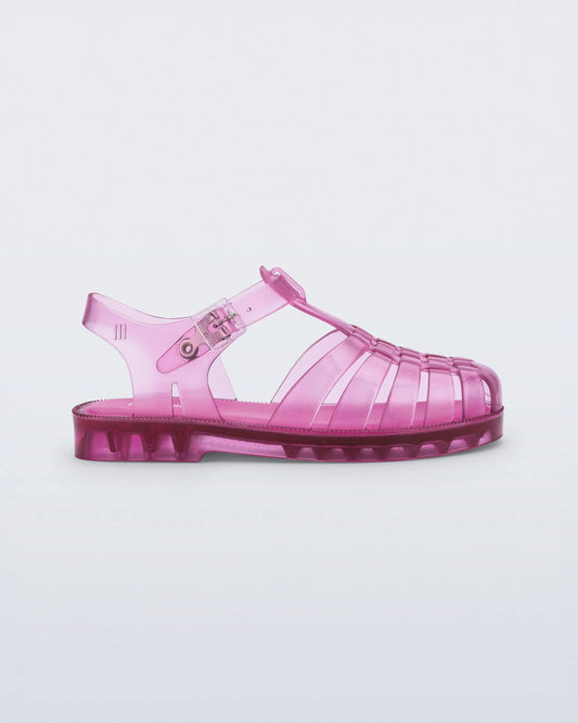 Mini Melissa Possession Sandal in Transparent Pink