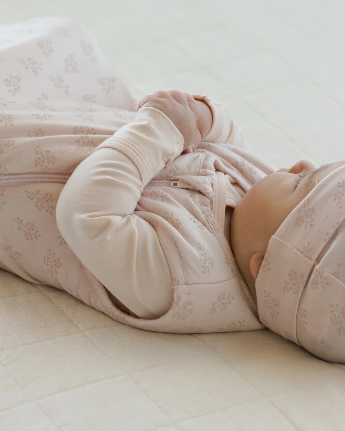 Quincy Mae Modal Sleeping Bag - Pink Blossom