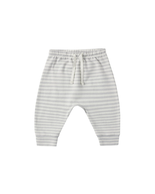 Quincy Mae Drawstring Pant Cloud Stripe