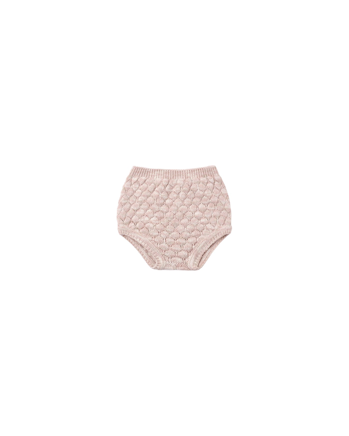 Quincy Mae Knit Bloomer Dusty Rose Speckle