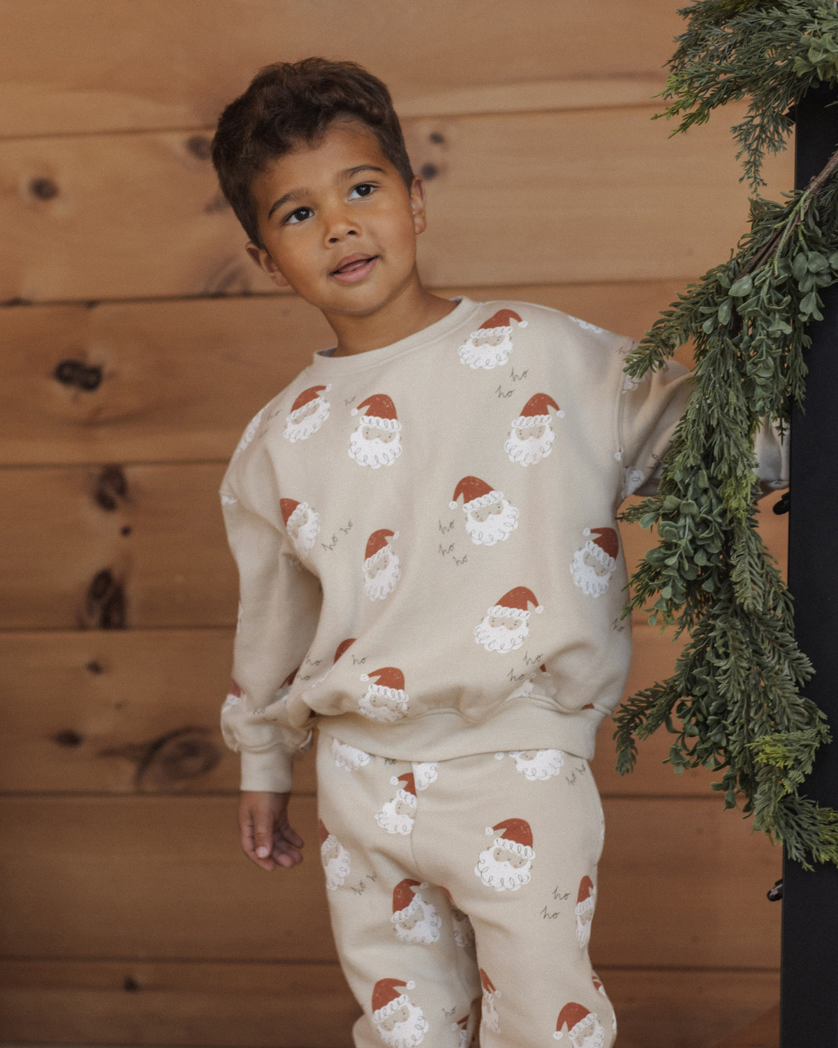 Rylee + Cru Relaxed Sweatshirt Santa