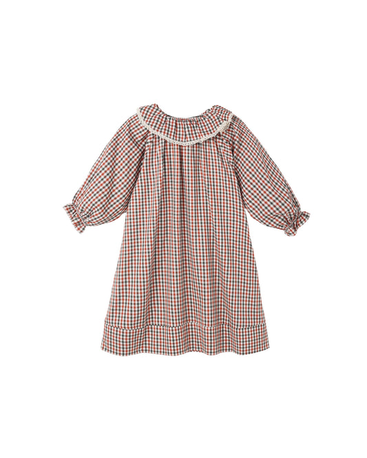 Rylee + Cru Girl's Nightgown Holiday Gingham