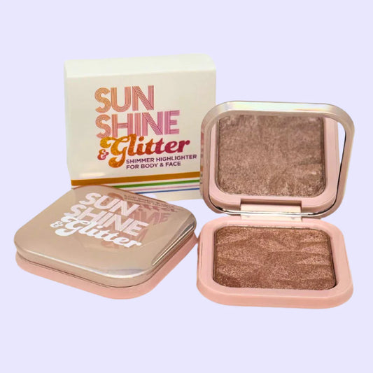 Sunshine and Glitter Sunshine & Glitter Highlighter Shimmer Compact