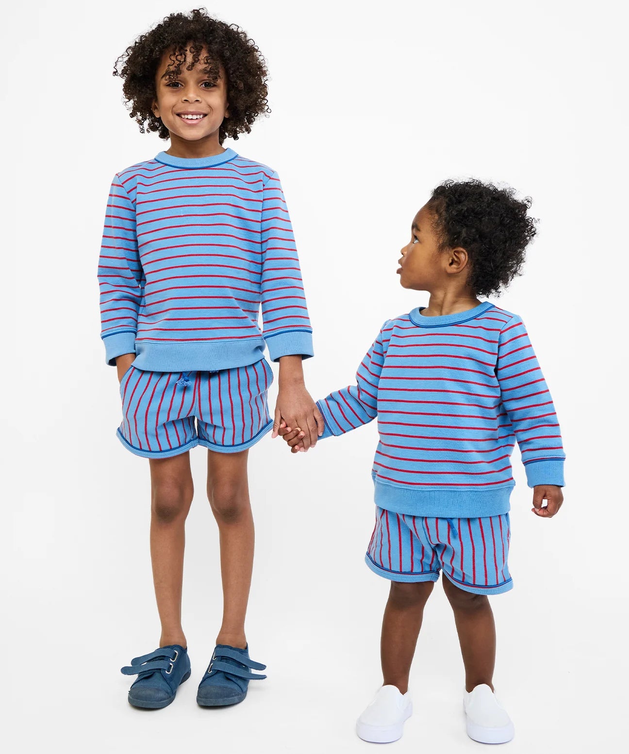 Oso & Me Remy Short Set - Paprika French Stripe