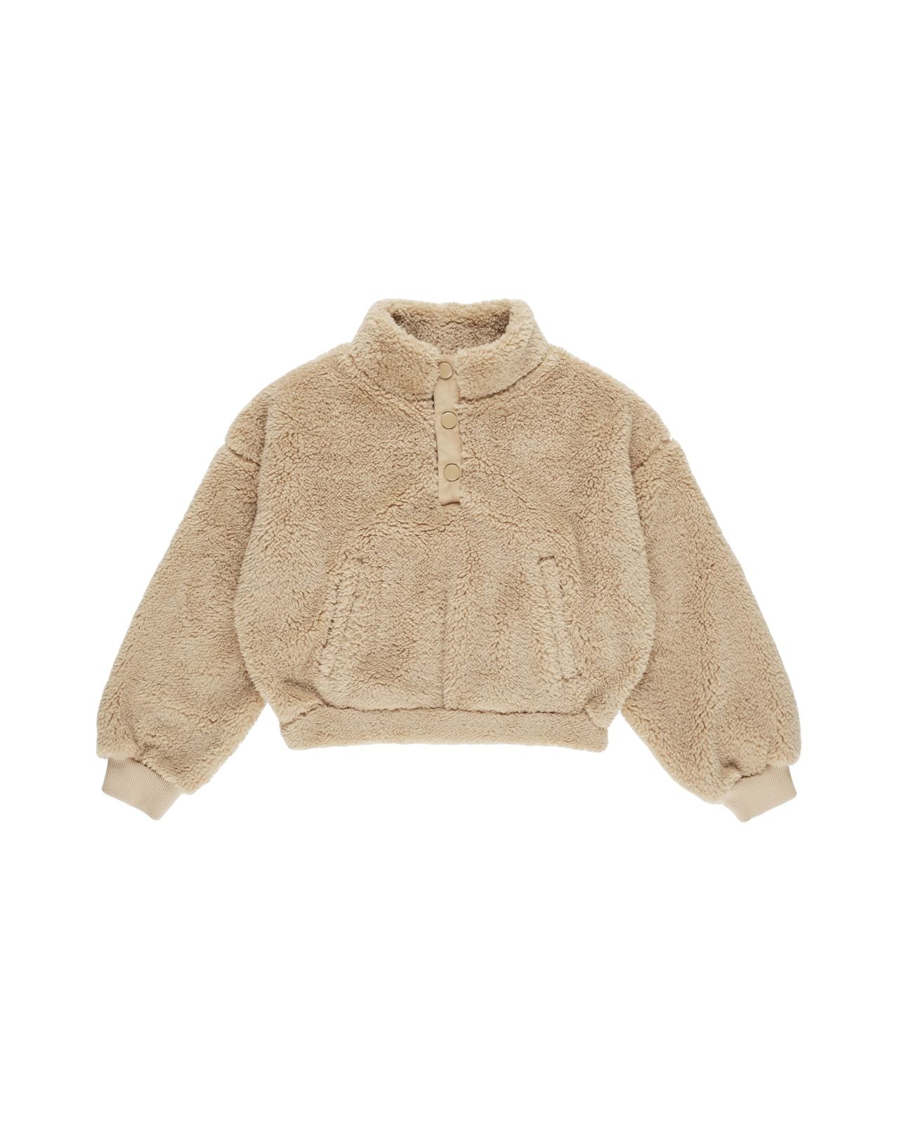 Rylee + Cru Quarter-Zip Pullover Gold