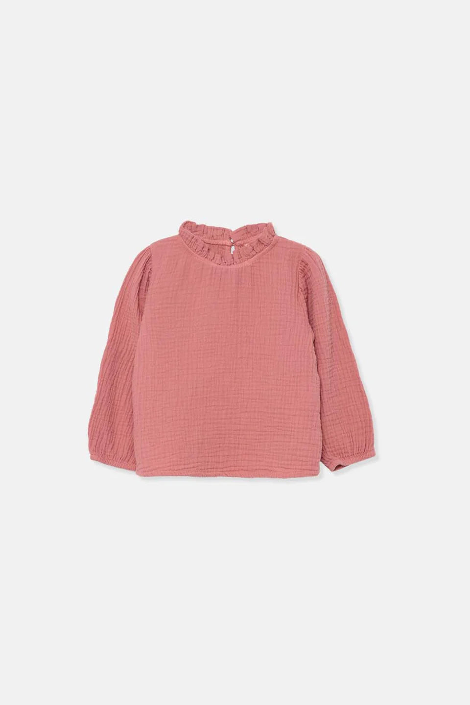 My Little Cozmo Textured Baby Blouse Rose