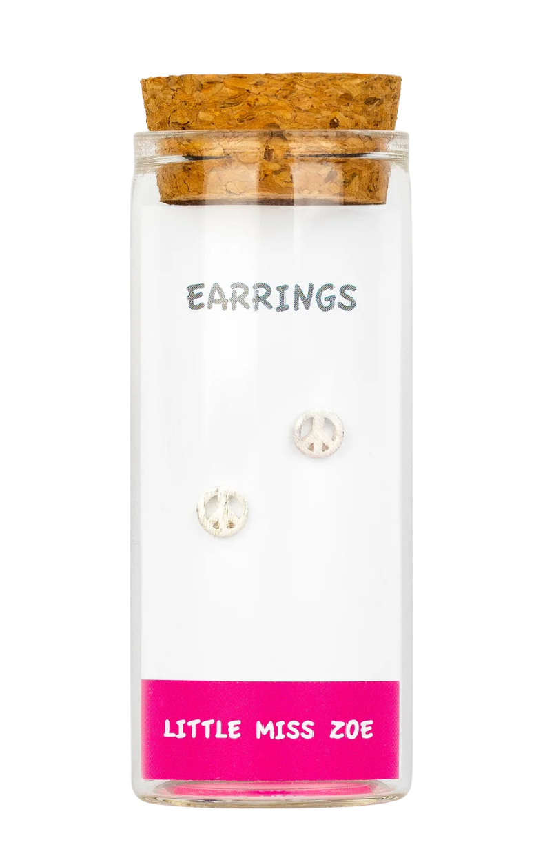 Little Miss Zoe - Stud Kids Earrings in a Bottle