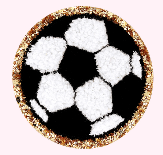 Stoney Clover Glitter Varsity Soccer Patch