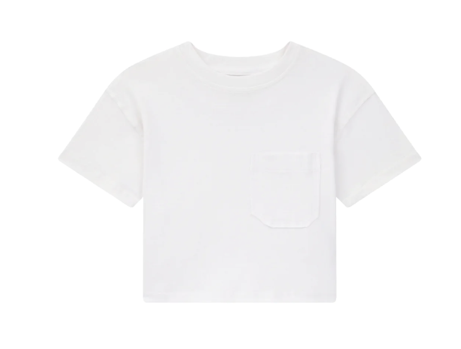 DL1961 Short Sleeve Tee in White