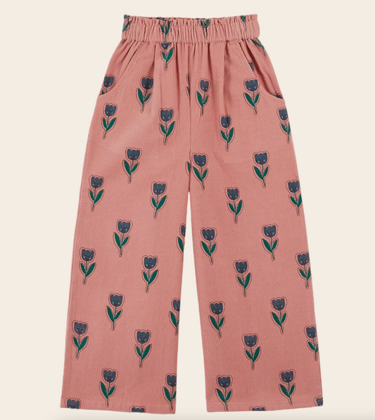 Emile et Ida Tulip Blush Velvet Pants